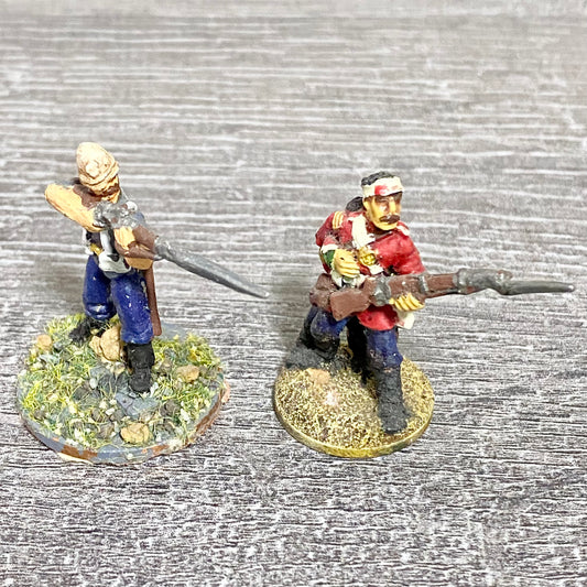 2x 28mm 24th Regiment Of Foot Painted Metal Miniatures Zulu 1879 War Games #3