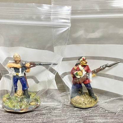 2x 28mm 24th Regiment Of Foot Painted Metal Miniatures Zulu 1879 War Games #3