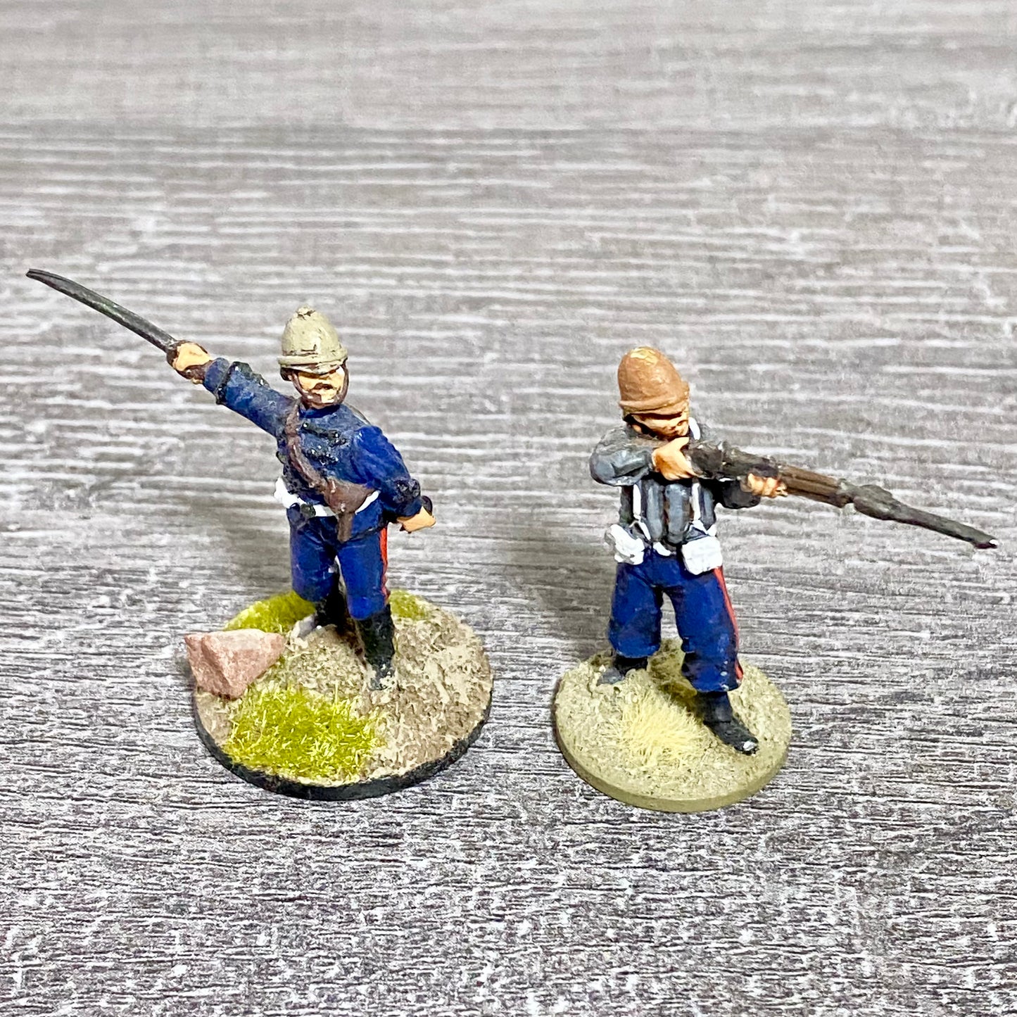 2x 28mm 24th Regiment Of Foot Painted Metal Miniatures Zulu 1879 War Games #4