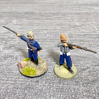 2x 28mm 24th Regiment Of Foot Painted Metal Miniatures Zulu 1879 War Games #4