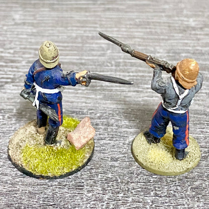2x 28mm 24th Regiment Of Foot Painted Metal Miniatures Zulu 1879 War Games #4