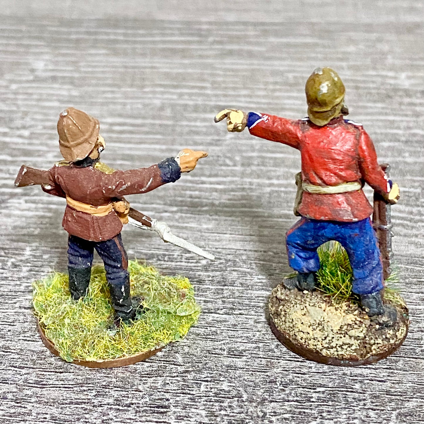 2x 28mm 24th Regiment Of Foot Painted Metal Miniatures Zulu 1879 War Games #5
