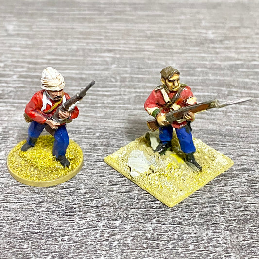 2x 28mm 24th Regiment Of Foot Painted Metal Miniatures Zulu 1879 War Games #6
