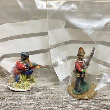 2x 28mm 24th Regiment Of Foot Painted Metal Miniatures Zulu 1879 War Games #8