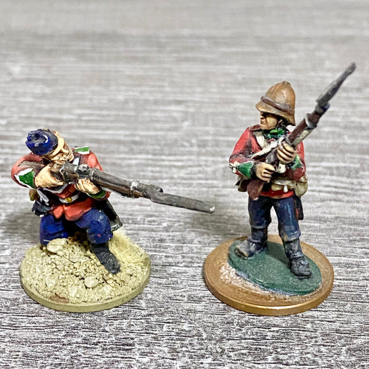 2x 28mm 24th Regiment Of Foot Painted Metal Miniatures Zulu 1879 War Games #9