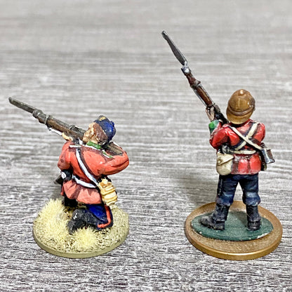 2x 28mm 24th Regiment Of Foot Painted Metal Miniatures Zulu 1879 War Games #9