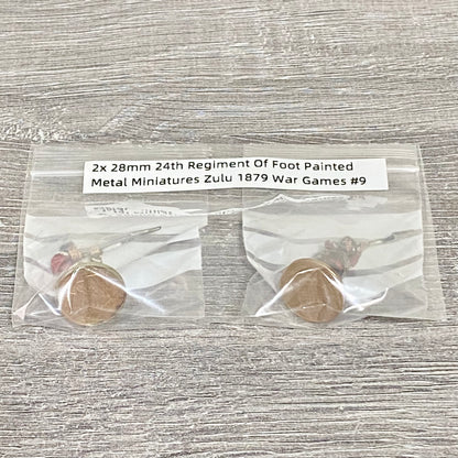 2x 28mm 24th Regiment Of Foot Painted Metal Miniatures Zulu 1879 War Games #9