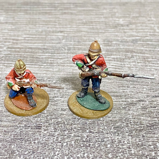 2x 28mm 24th Regiment Of Foot Painted Metal Miniatures Zulu 1879 War Games #11