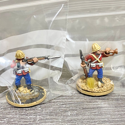 2x 28mm 24th Regiment Of Foot Painted Metal Miniatures Zulu 1879 War Games #14