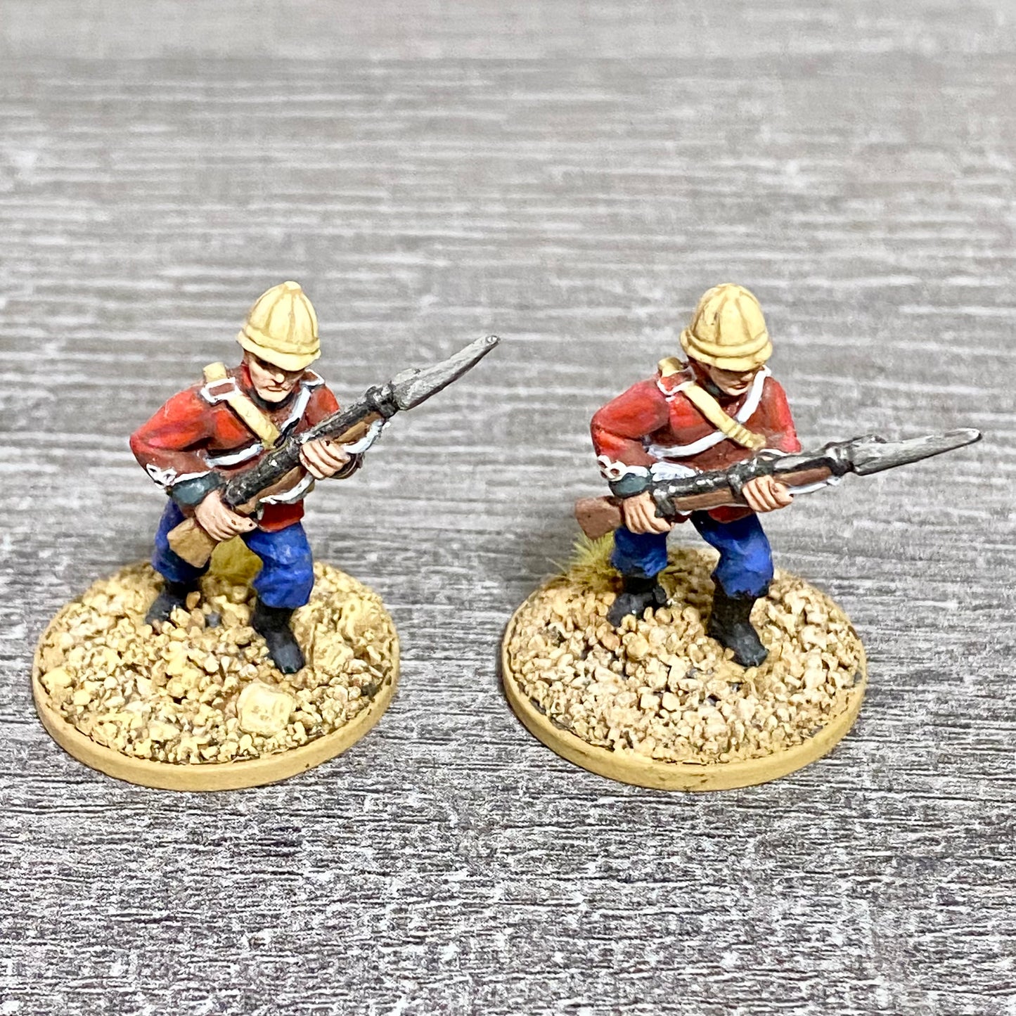 2x 28mm 24th Regiment Of Foot Painted Metal Miniatures Zulu 1879 War Games #16