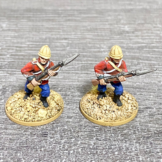 2x 28mm 24th Regiment Of Foot Painted Metal Miniatures Zulu 1879 War Games #16