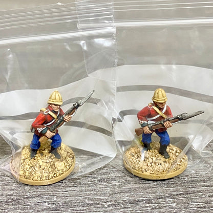 2x 28mm 24th Regiment Of Foot Painted Metal Miniatures Zulu 1879 War Games #16