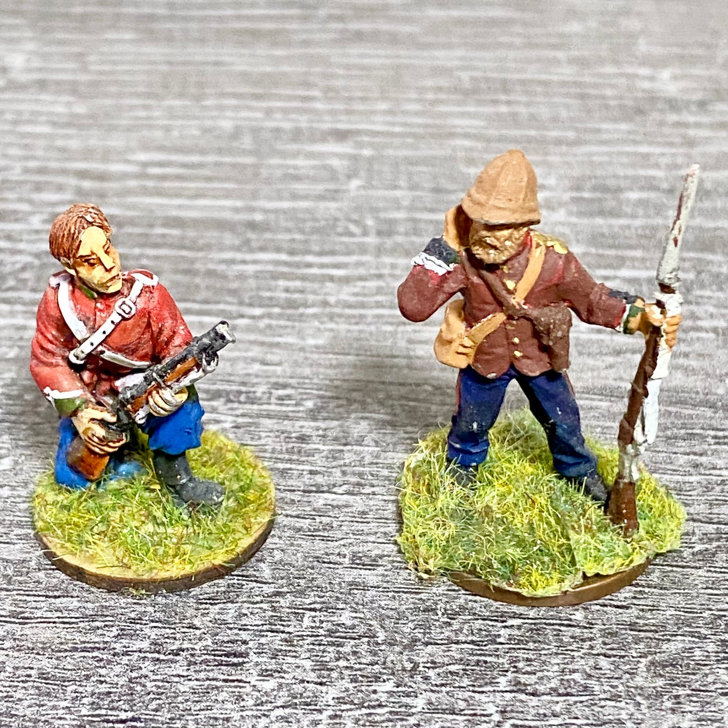 2x 28mm 24th Regiment Of Foot Painted Metal Miniatures Zulu 1879 War Games #18