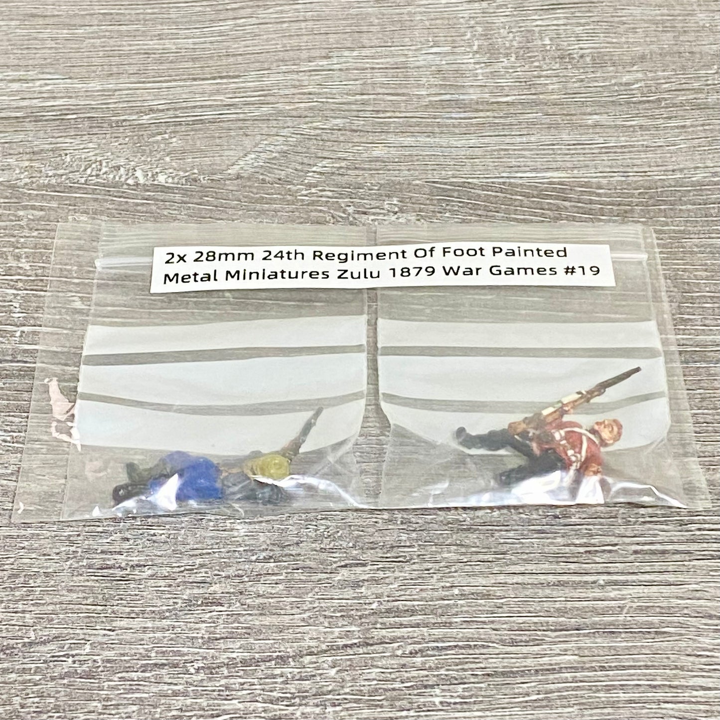 2x 28mm 24th Regiment Of Foot Painted Metal Miniatures Zulu 1879 War Games #19