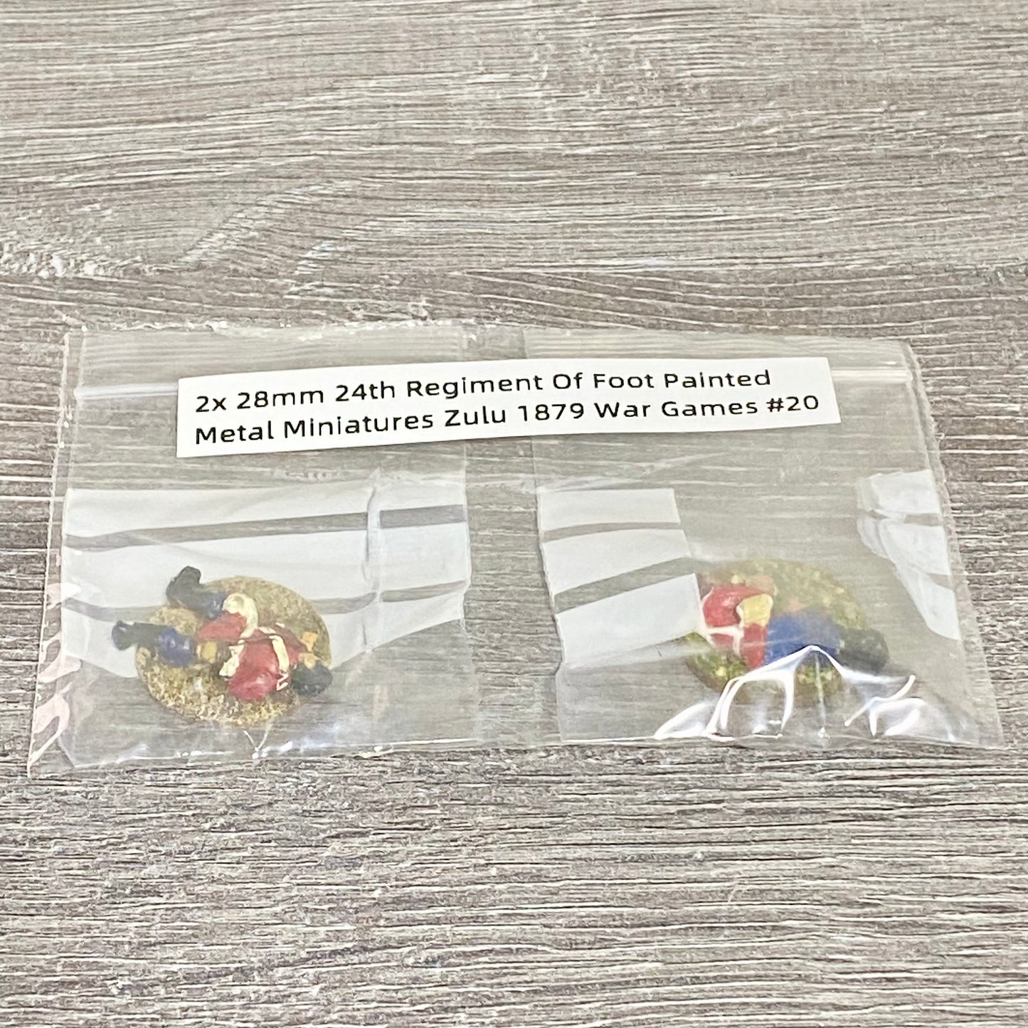 2x 28mm 24th Regiment Of Foot Painted Metal Miniatures Zulu 1879 War Games #20