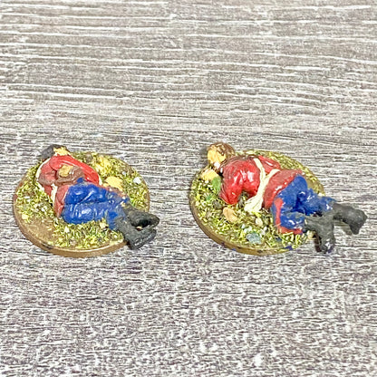 2x 28mm 24th Regiment Of Foot Painted Metal Miniatures Zulu 1879 War Games #21