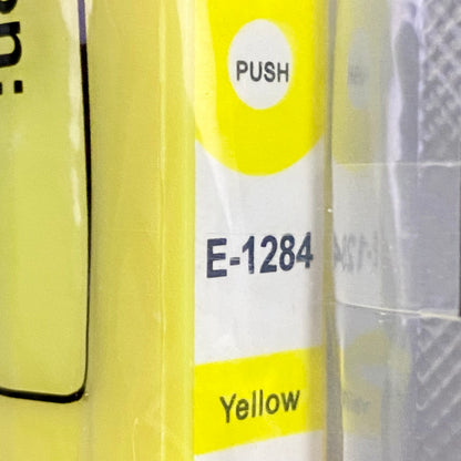 1x E-1281 Black 2x E-1284 Yellow Ink Cartridges Epson Printers Compatible Bundle