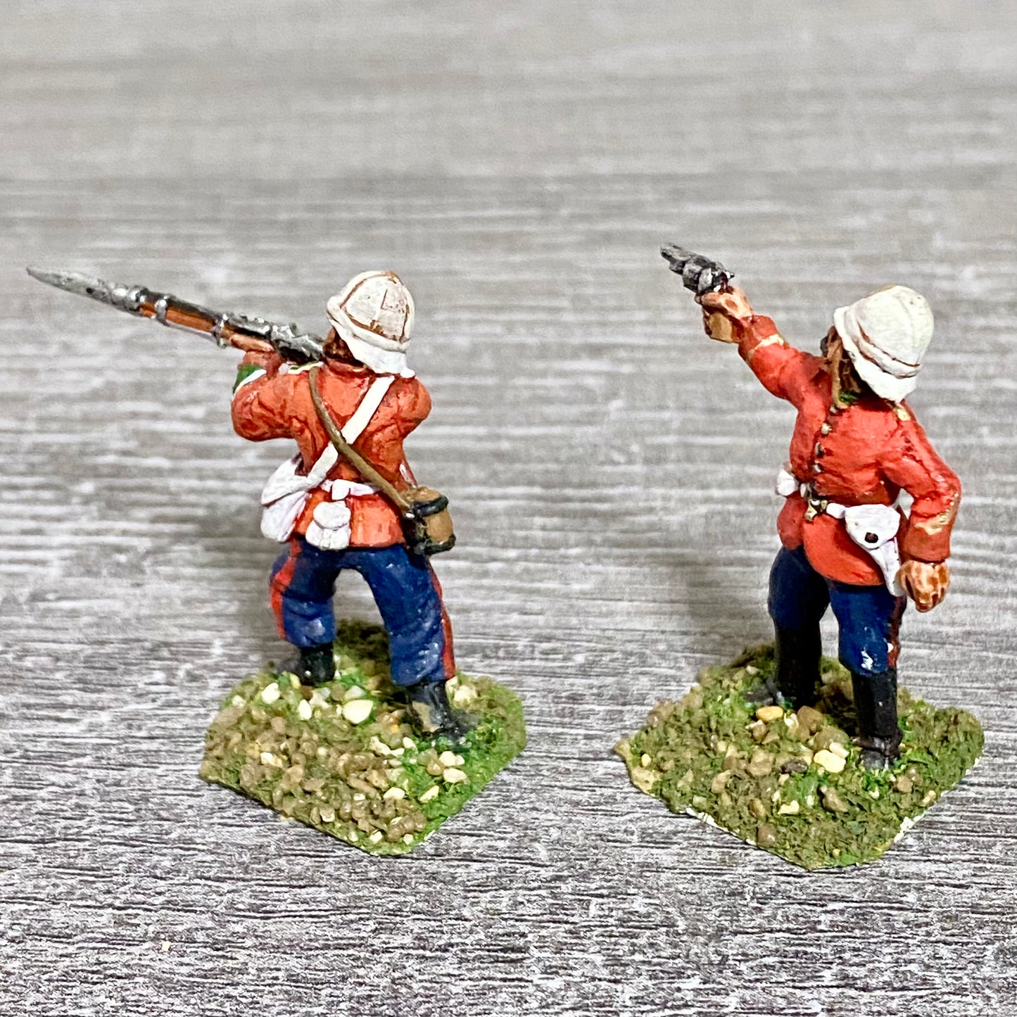 2x 28mm 24th Regiment Of Foot Painted Metal Miniatures Zulu 1879 Wargames #2