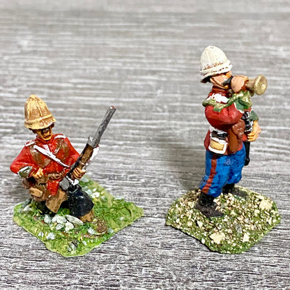 2x 28mm 24th Regiment Of Foot Painted Metal Miniatures Zulu 1879 Wargames #3