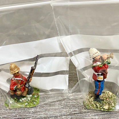 2x 28mm 24th Regiment Of Foot Painted Metal Miniatures Zulu 1879 Wargames #3