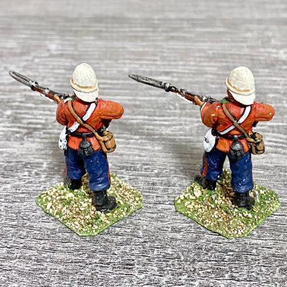 2x 28mm 24th Regiment Of Foot Painted Metal Miniatures Zulu 1879 Wargames #4