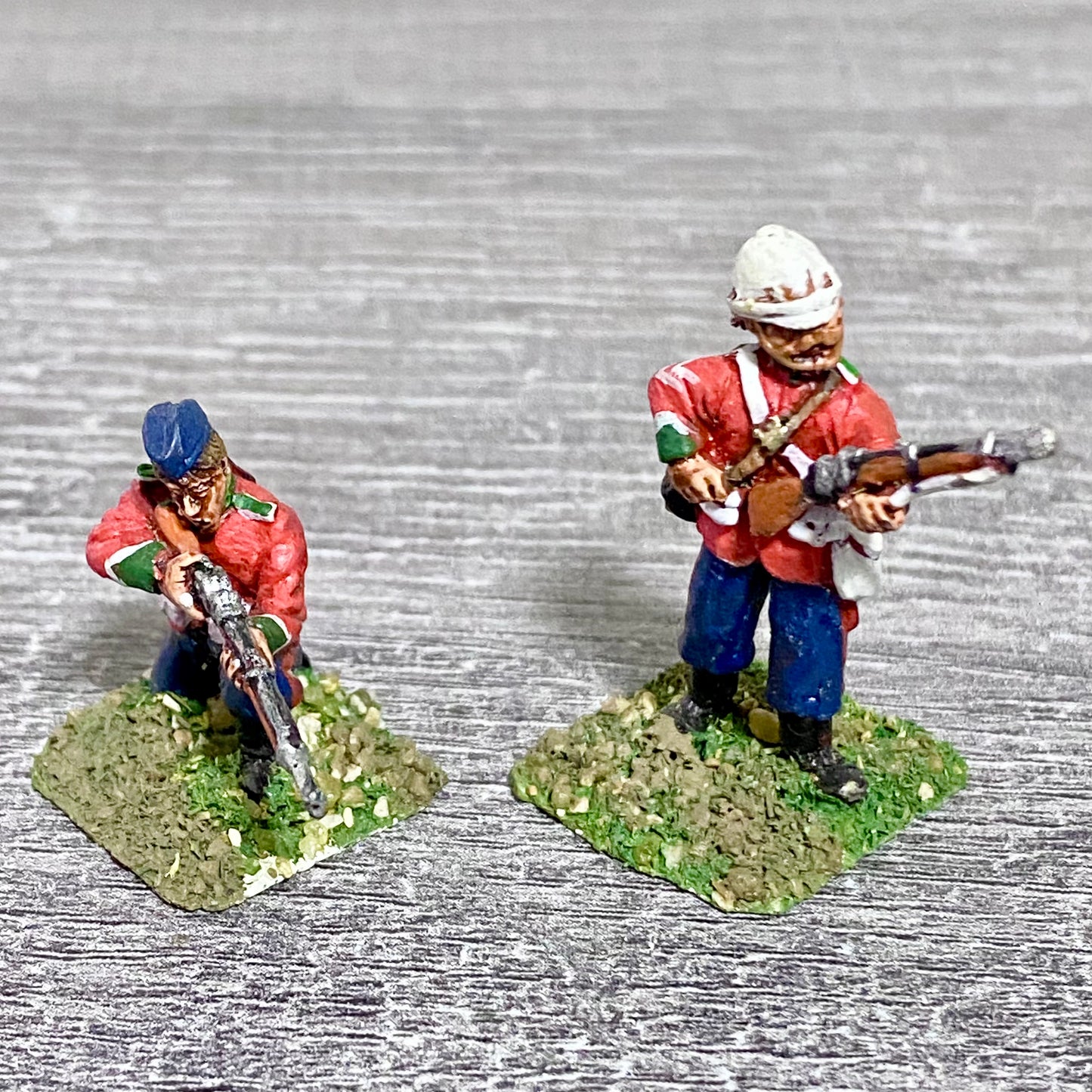 2x 28mm 24th Regiment Of Foot Painted Metal Miniatures Zulu 1879 Wargames #5