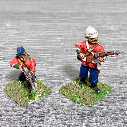 2x 28mm 24th Regiment Of Foot Painted Metal Miniatures Zulu 1879 Wargames #5