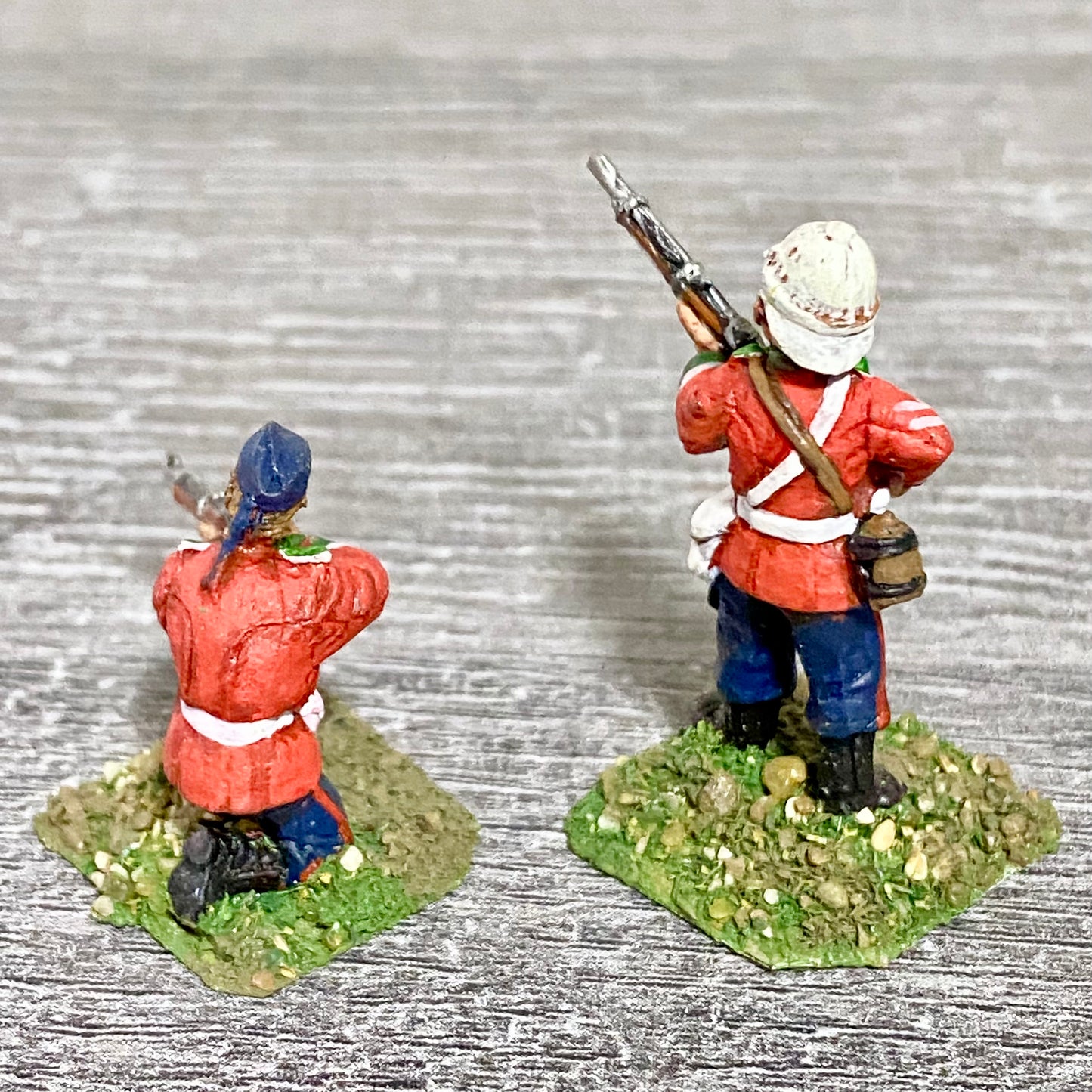 2x 28mm 24th Regiment Of Foot Painted Metal Miniatures Zulu 1879 Wargames #5