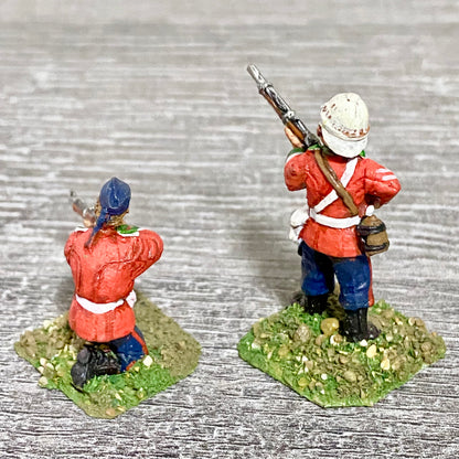 2x 28mm 24th Regiment Of Foot Painted Metal Miniatures Zulu 1879 Wargames #5