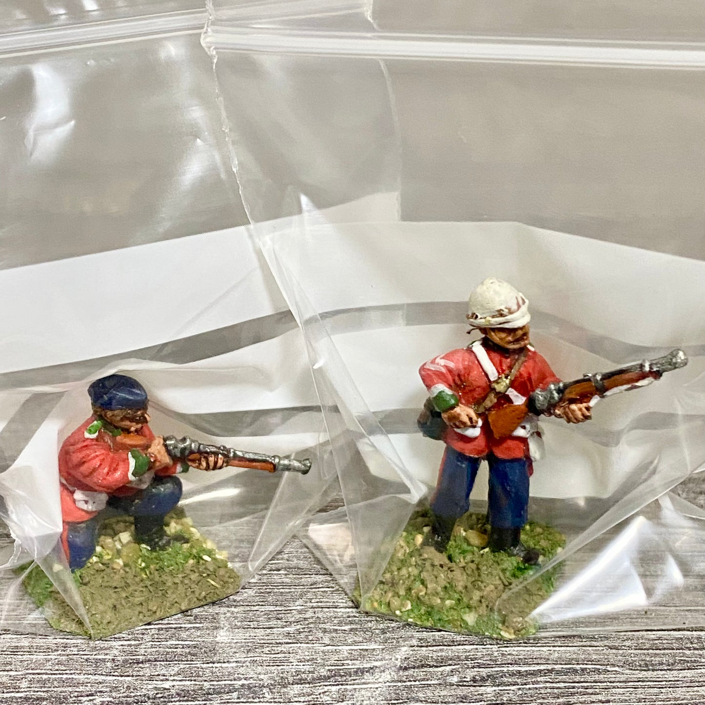2x 28mm 24th Regiment Of Foot Painted Metal Miniatures Zulu 1879 Wargames #5