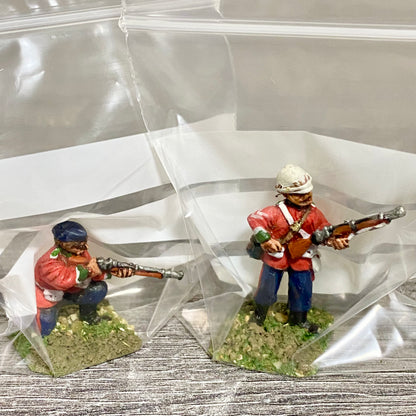 2x 28mm 24th Regiment Of Foot Painted Metal Miniatures Zulu 1879 Wargames #5