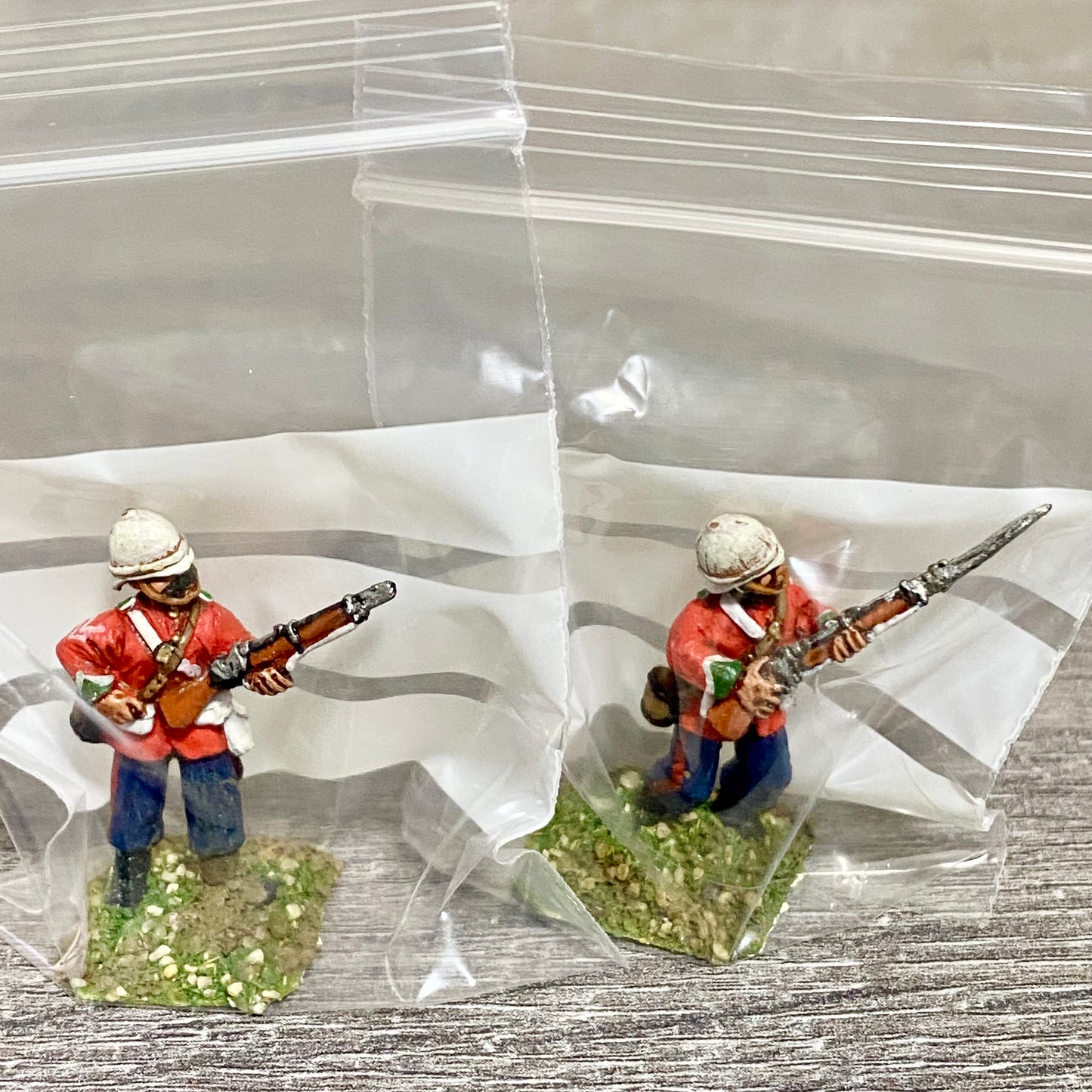 2x 28mm 24th Regiment Of Foot Painted Metal Miniatures Zulu 1879 Wargames #6