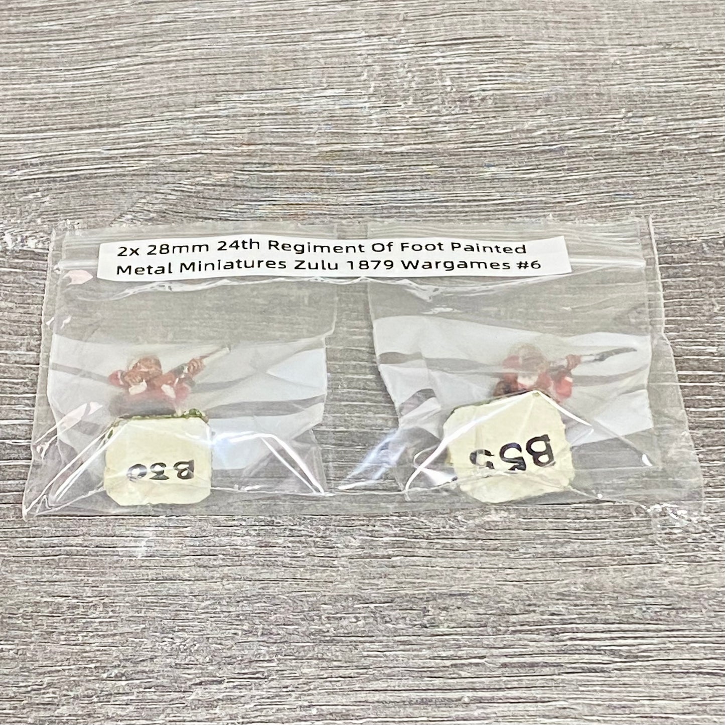 2x 28mm 24th Regiment Of Foot Painted Metal Miniatures Zulu 1879 Wargames #6