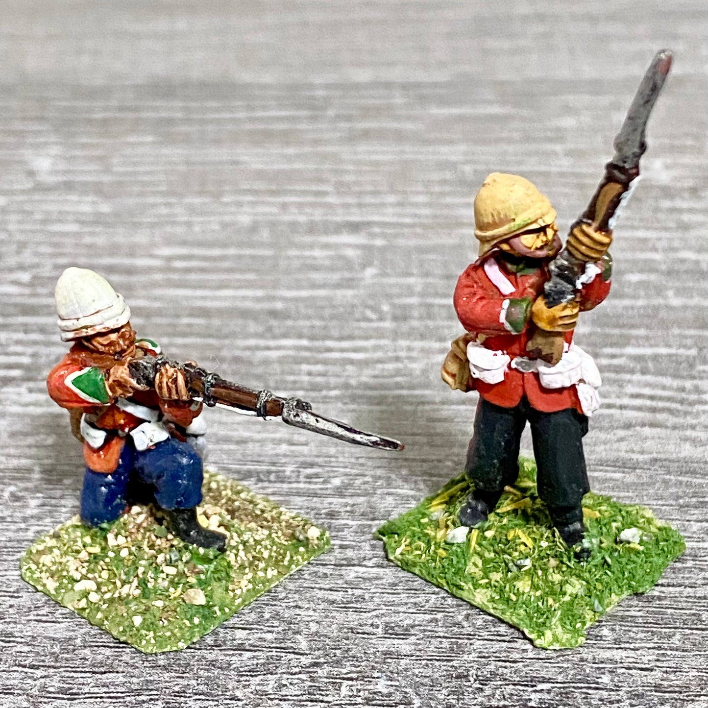 2x 28mm 24th Regiment Of Foot Painted Metal Miniatures Zulu 1879 Wargames #7