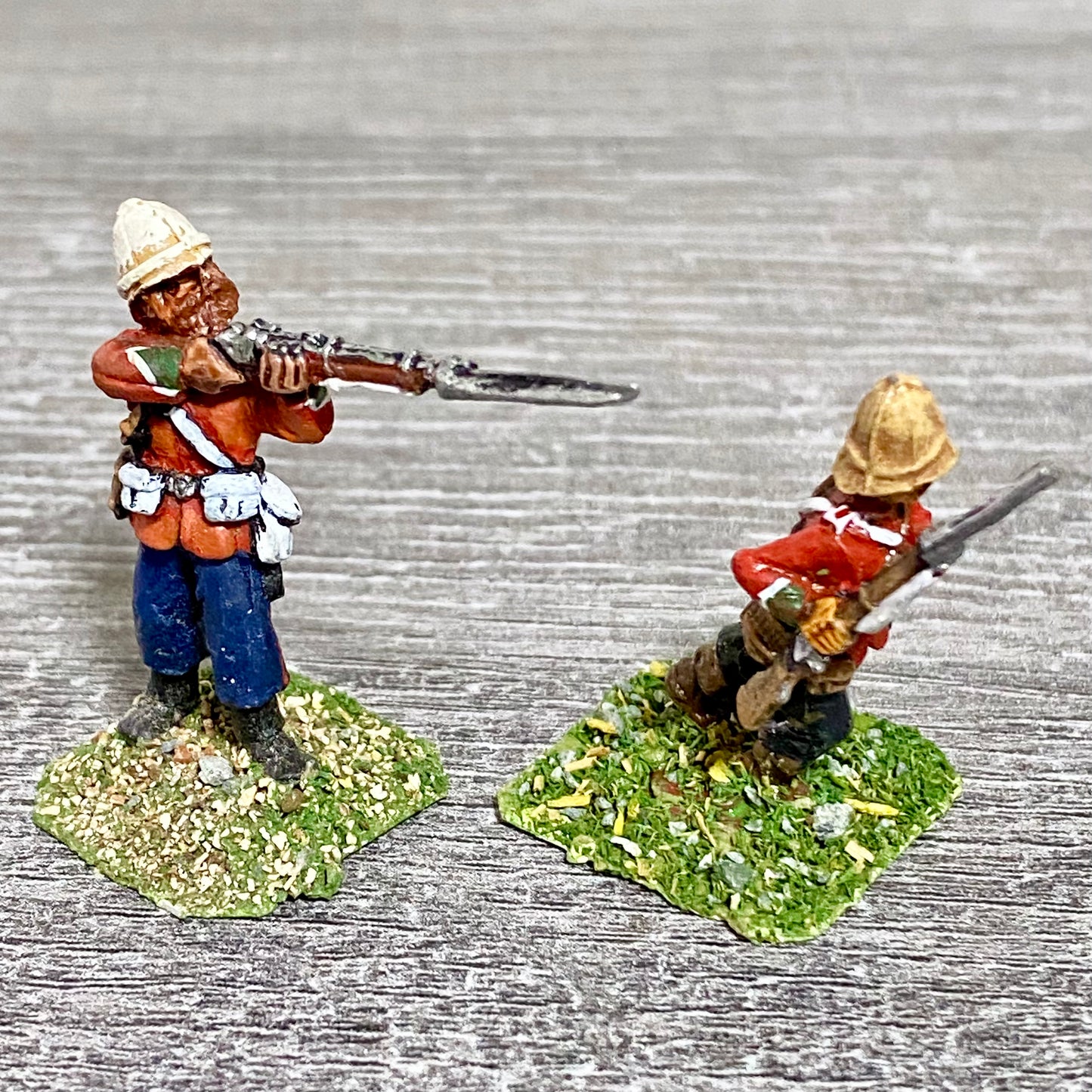 2x 28mm 24th Regiment Of Foot Painted Metal Miniatures Zulu 1879 Wargames #8