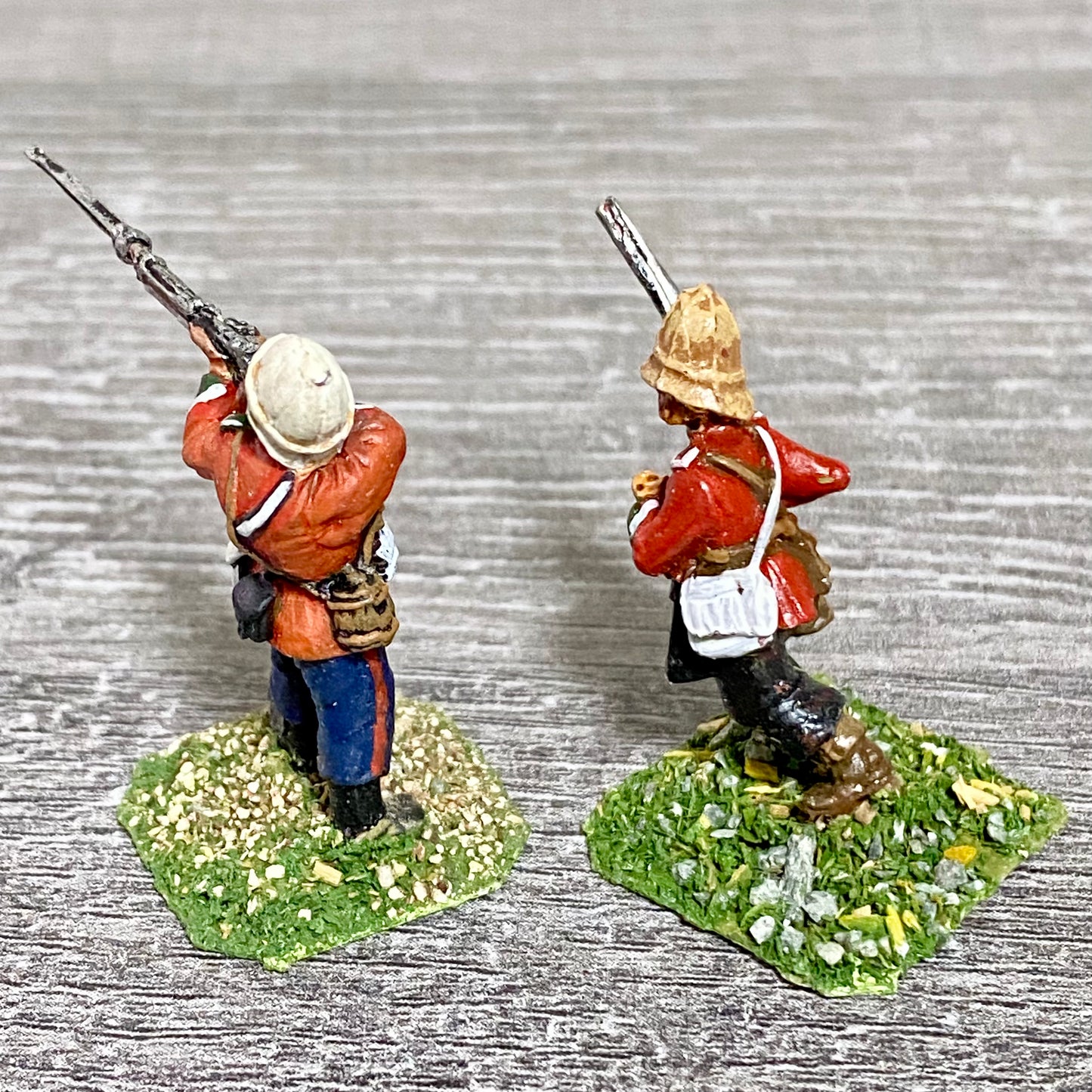 2x 28mm 24th Regiment Of Foot Painted Metal Miniatures Zulu 1879 Wargames #8