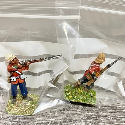 2x 28mm 24th Regiment Of Foot Painted Metal Miniatures Zulu 1879 Wargames #8