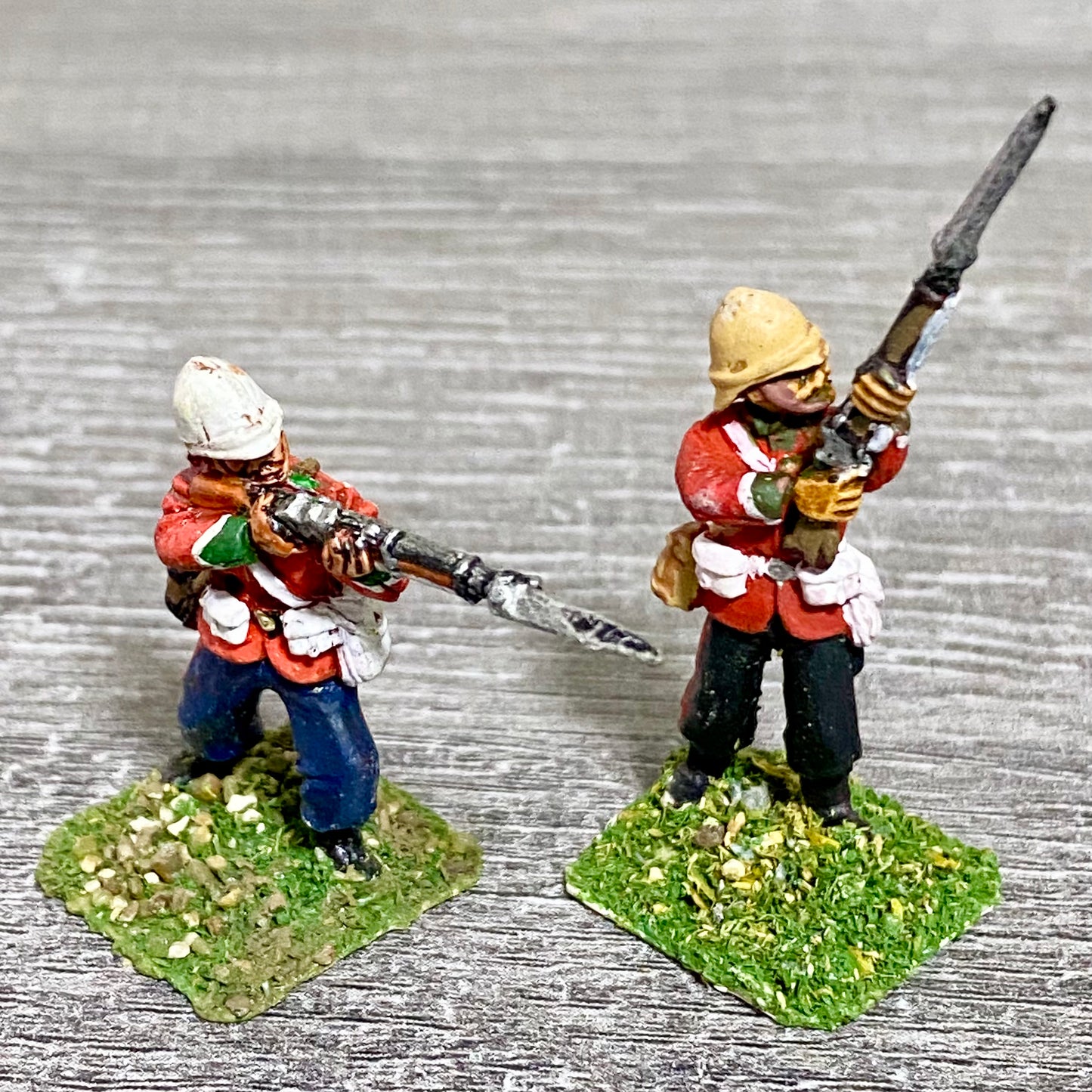 2x 28mm 24th Regiment Of Foot Painted Metal Miniatures Zulu 1879 Wargames #9