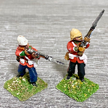 2x 28mm 24th Regiment Of Foot Painted Metal Miniatures Zulu 1879 Wargames #9