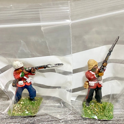 2x 28mm 24th Regiment Of Foot Painted Metal Miniatures Zulu 1879 Wargames #9