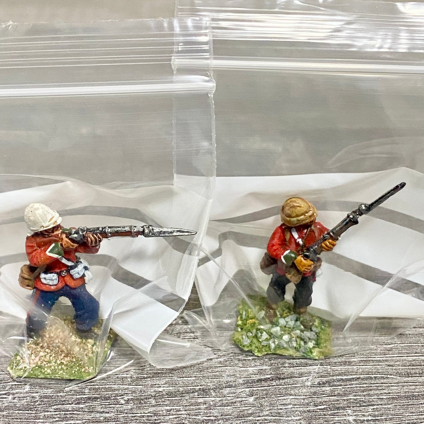 2x 28mm 24th Regiment Of Foot Painted Metal Miniatures Zulu 1879 Wargames #10