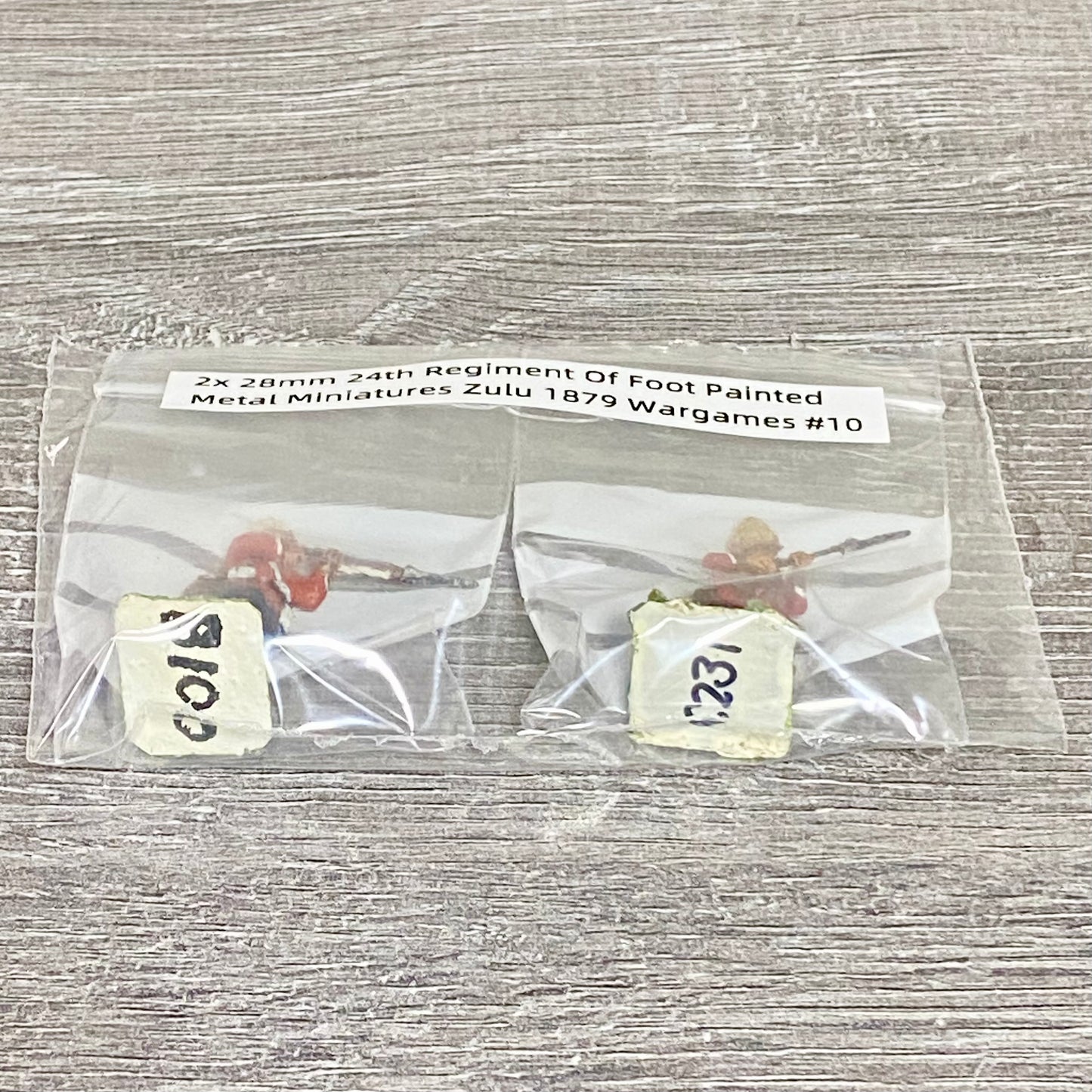 2x 28mm 24th Regiment Of Foot Painted Metal Miniatures Zulu 1879 Wargames #10