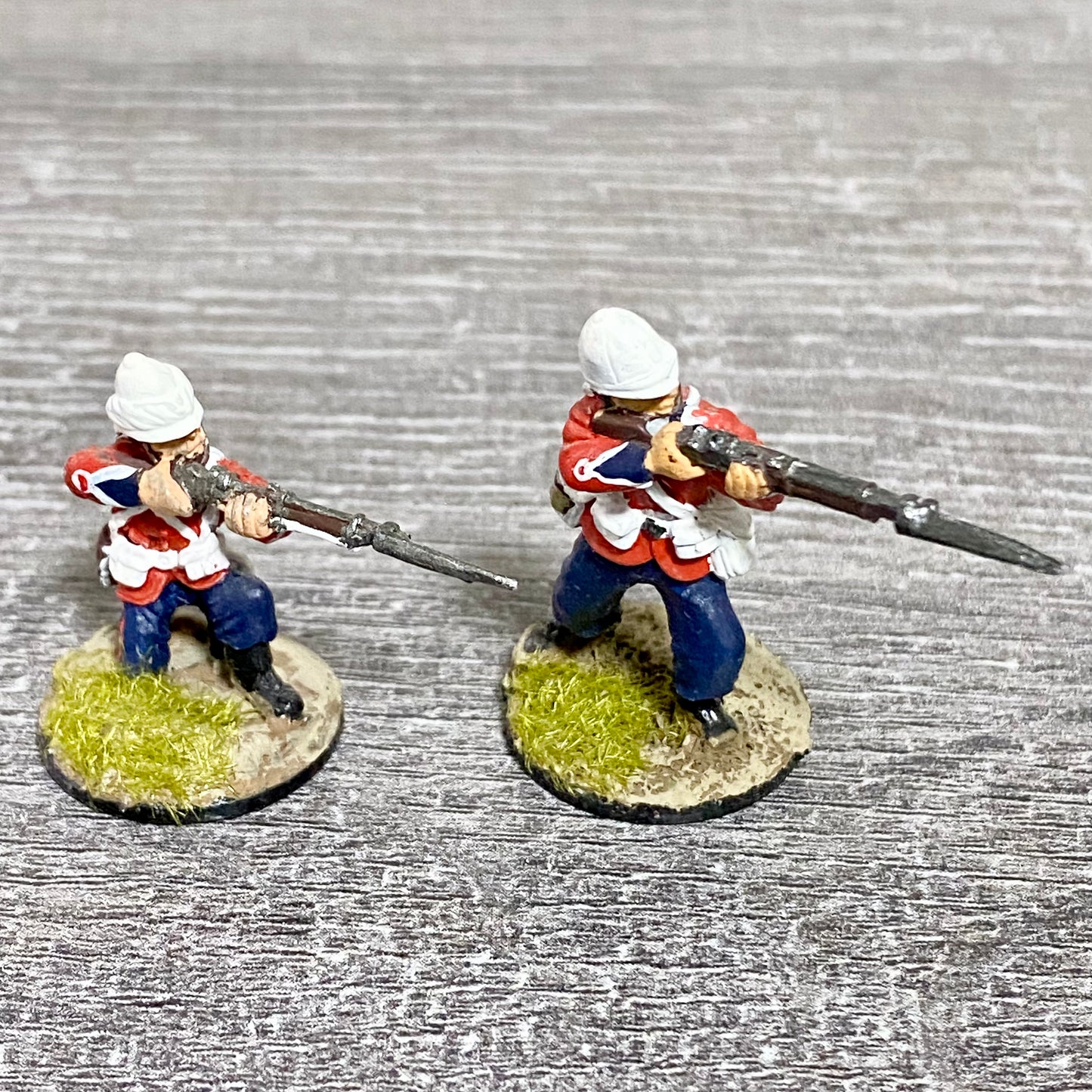 2x 28mm 24th Regiment Of Foot Painted Metal Miniatures Zulu 1879 Wargames #12