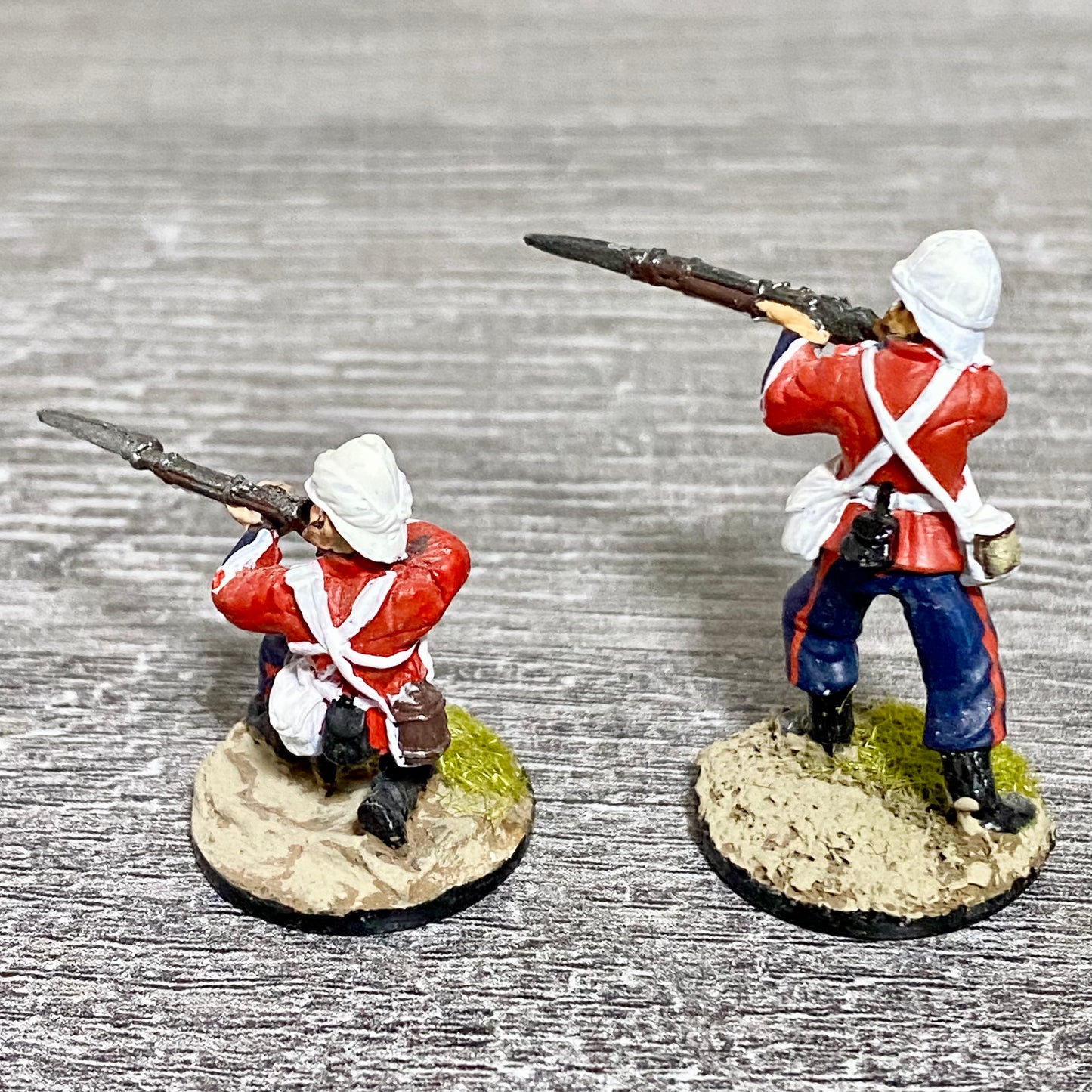 2x 28mm 24th Regiment Of Foot Painted Metal Miniatures Zulu 1879 Wargames #12