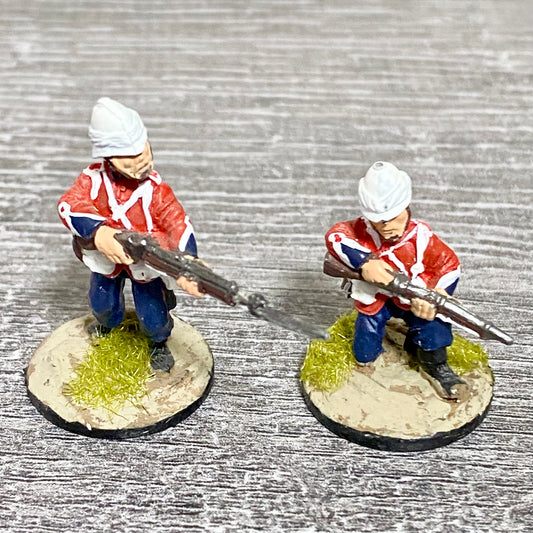 2x 28mm 24th Regiment Of Foot Painted Metal Miniatures Zulu 1879 Wargames #13