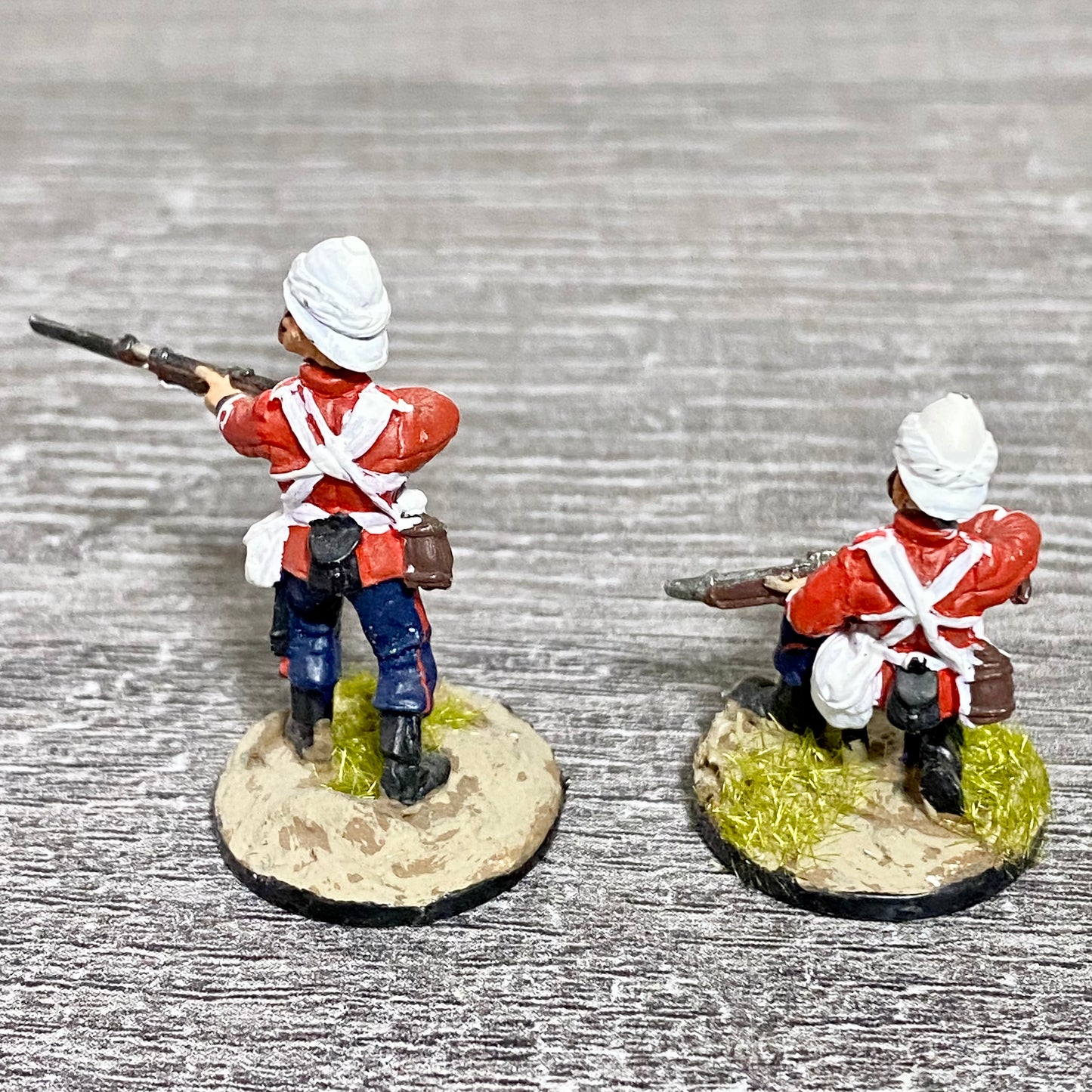 2x 28mm 24th Regiment Of Foot Painted Metal Miniatures Zulu 1879 Wargames #13