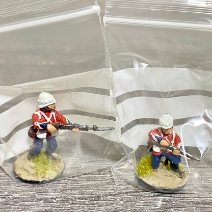 2x 28mm 24th Regiment Of Foot Painted Metal Miniatures Zulu 1879 Wargames #13
