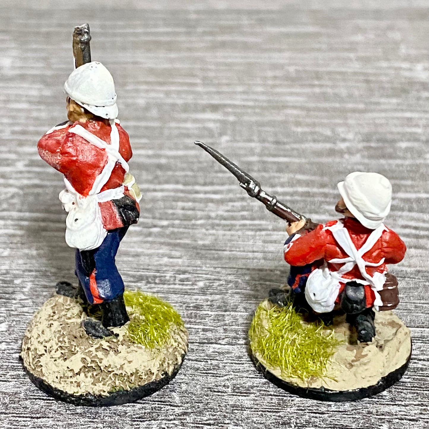 2x 28mm 24th Regiment Of Foot Painted Metal Miniatures Zulu 1879 Wargames #14