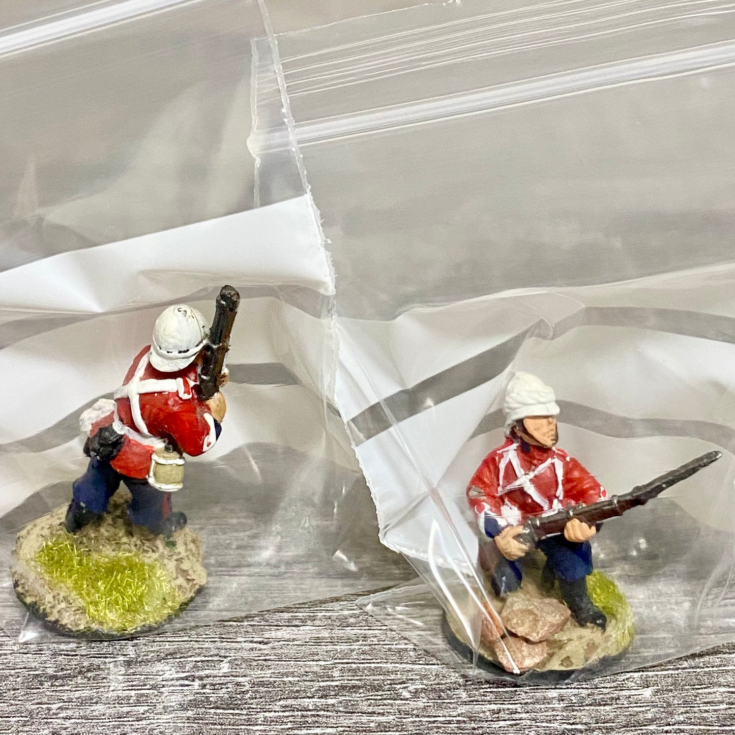 2x 28mm 24th Regiment Of Foot Painted Metal Miniatures Zulu 1879 Wargames #14