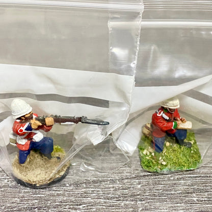 2x 28mm 24th Regiment Of Foot Painted Metal Miniatures Zulu 1879 Wargames #15